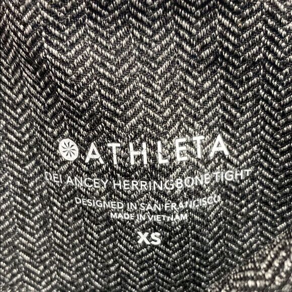 Athleta Delancey Herringbone Tights Gray Ponte Leggings | Size XS - Picture 2 of 13